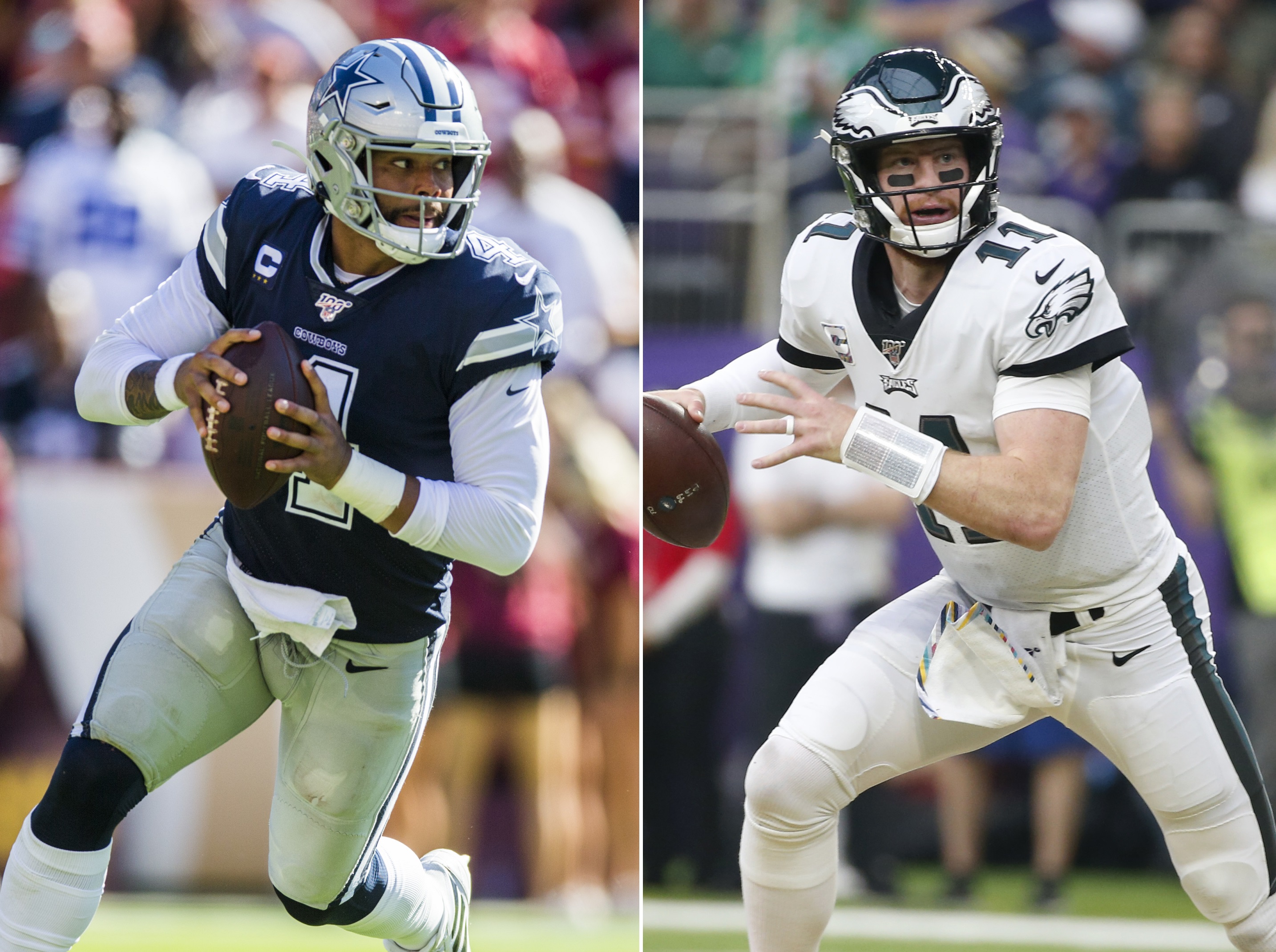 Cowboys 'not nervous to sign Dak' Prescott to big contract amid Eagles'  issues with Carson Wentz