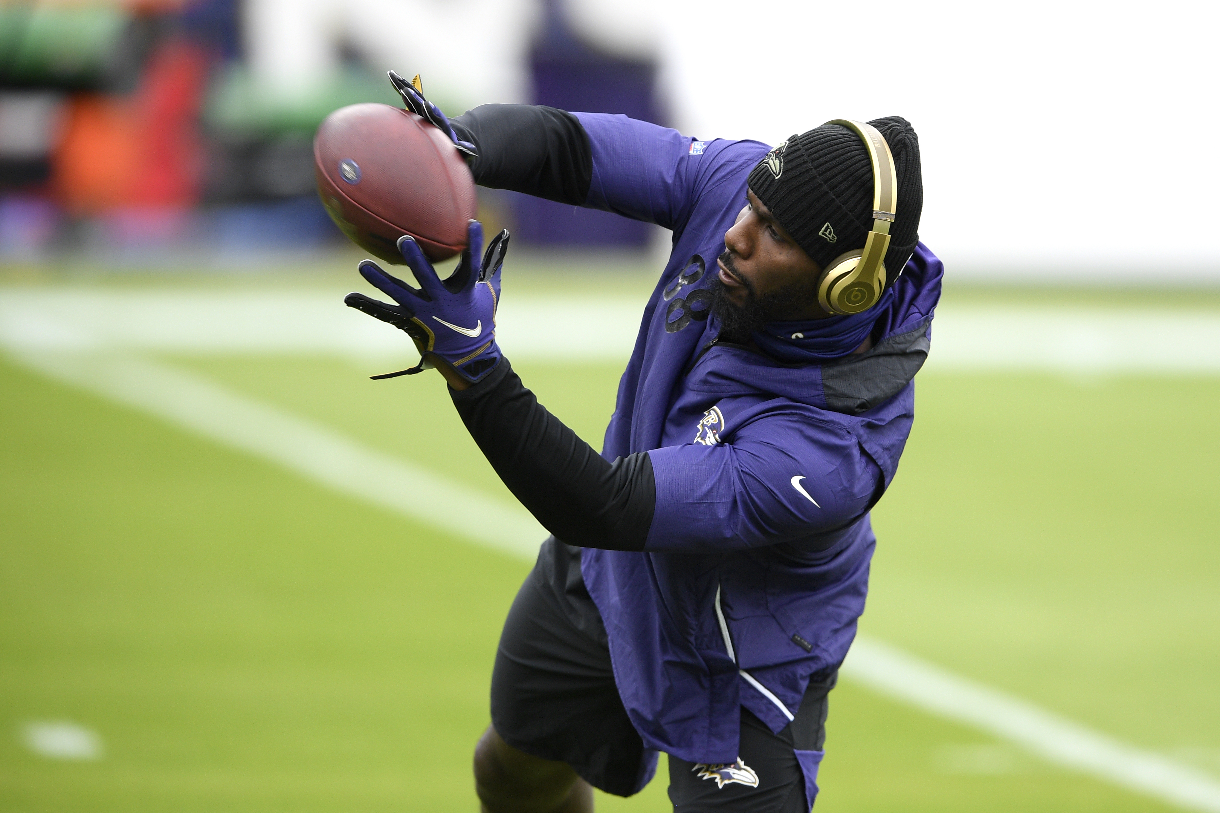 What are the Ravens' plans for new receiver Dez Bryant? 'When and