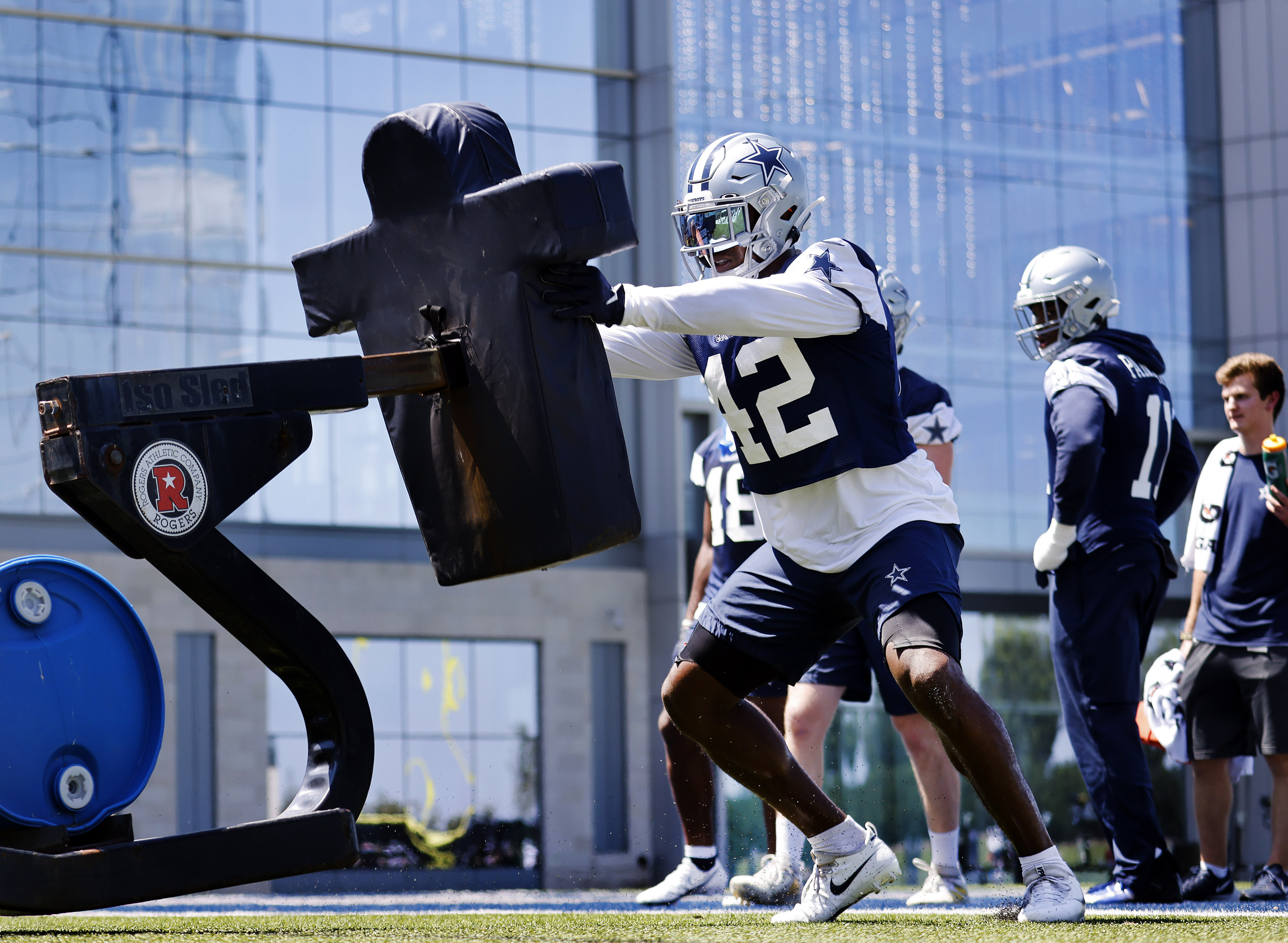 Keanu Neal and Leighton Vander Esch of the Dallas Cowboys on