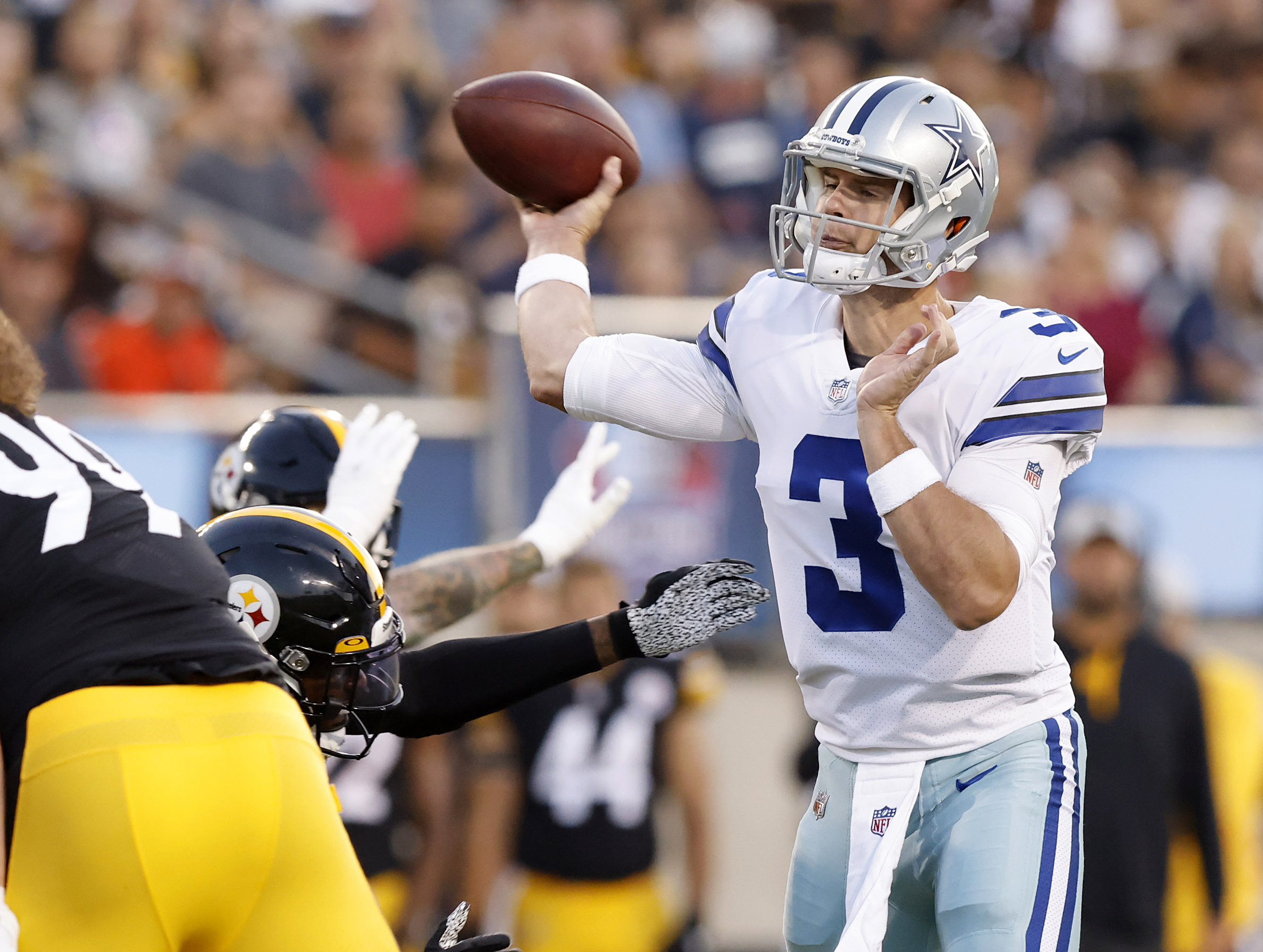 Cowboys avoid injuries, open preseason with 16-3 loss to Steelers