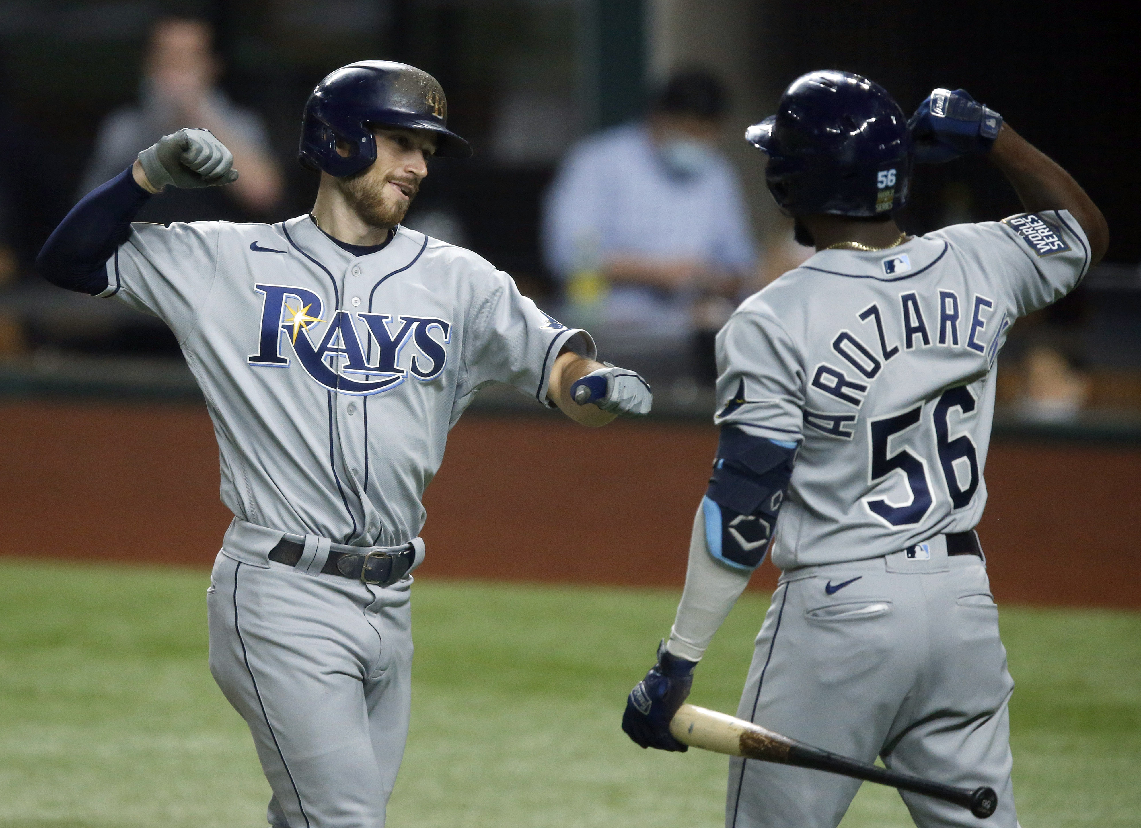 Brandon Lowe breaks out of playoff slump with two home runs, Rays