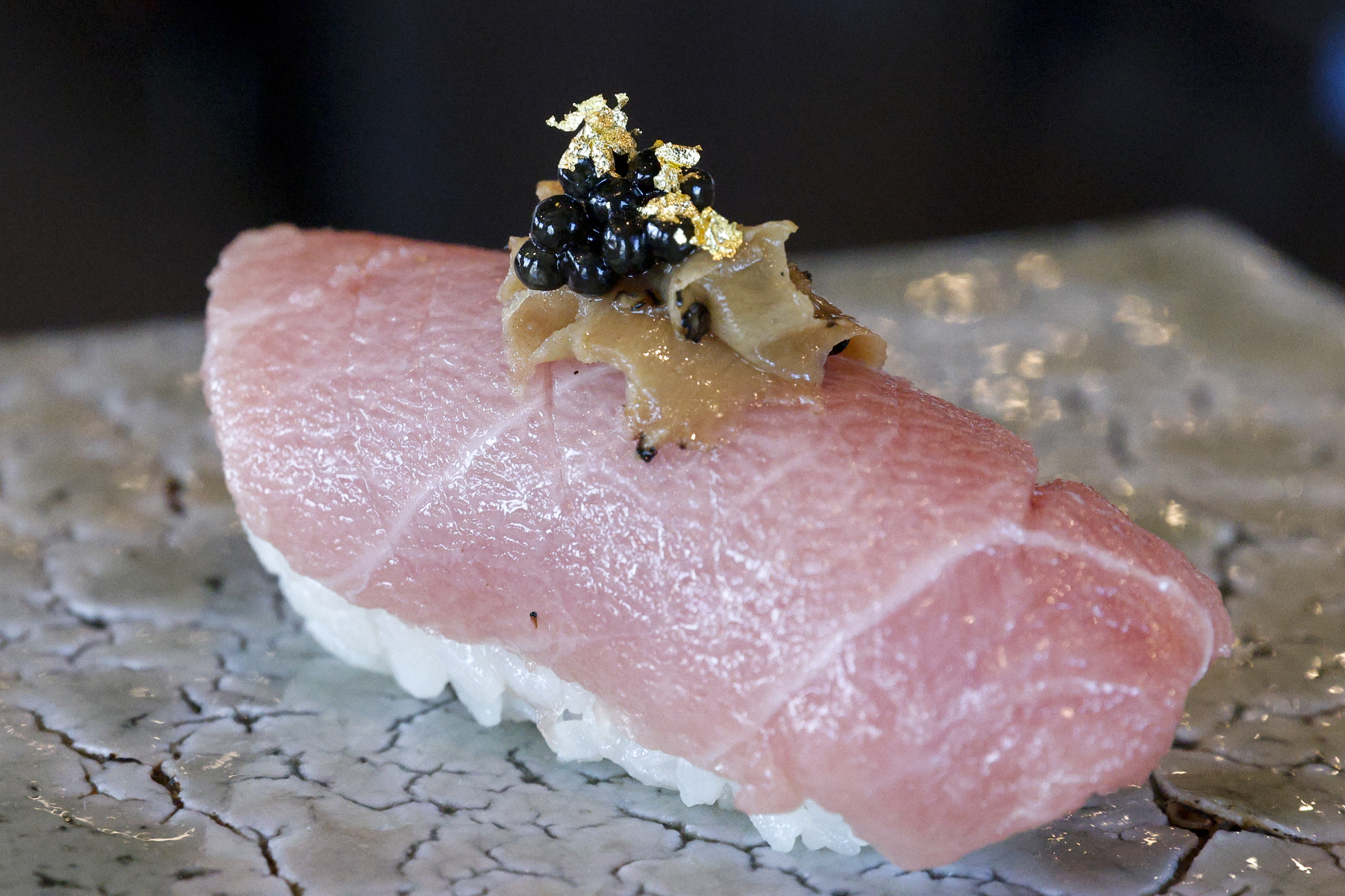 Golden eye snapper  Nigiri, Omakase, Sushi