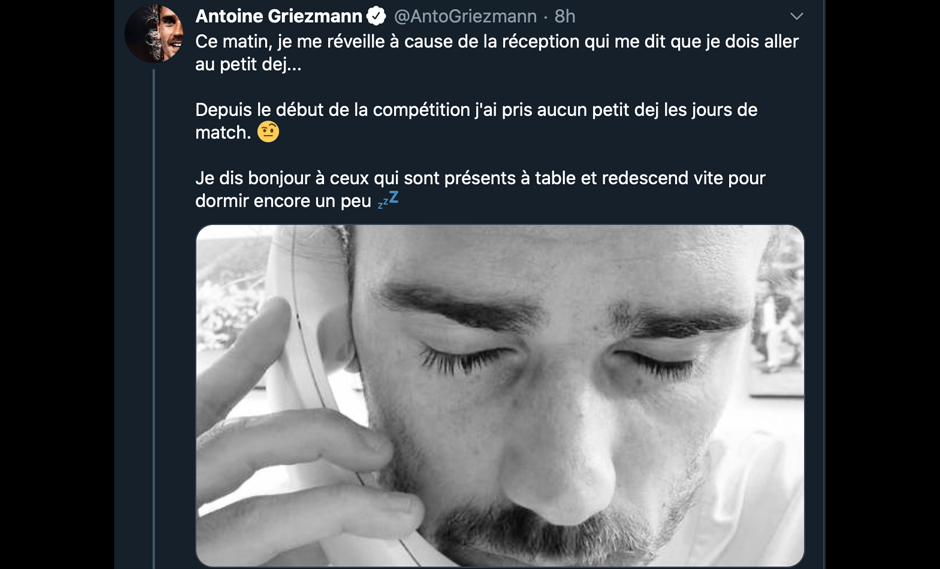 Antoine Griezmann recordó el título de Francia en el mundial Rusia 2018 en redes sociales