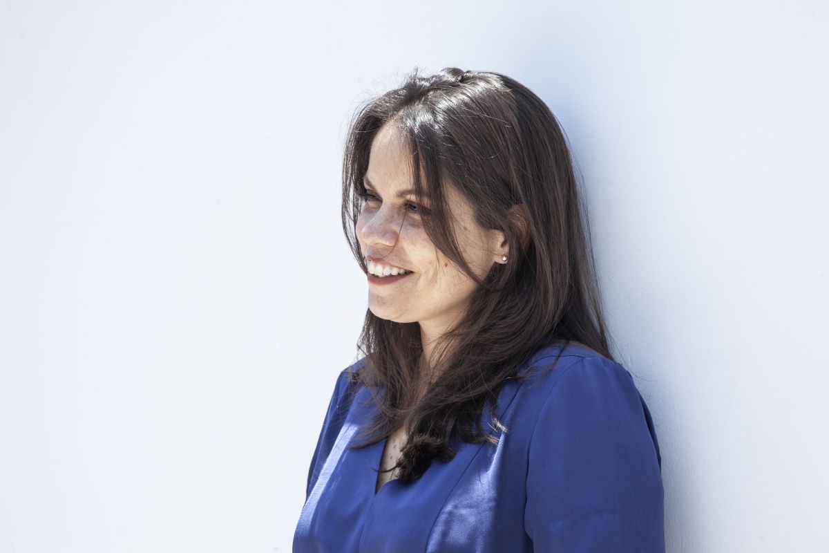 Cristina García Calderón tiene 25 años dedicados a la docencia universitaria. Es autora del libro "Qué quieres decir". Foto: Eduardo Amat y León.