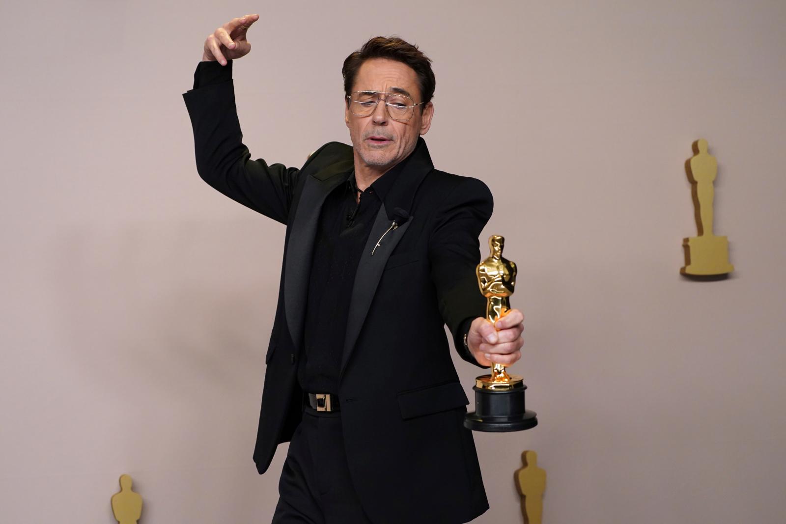 Oscar 2024 Robert Downey Jr. gana el premio al Mejor actor de reparto