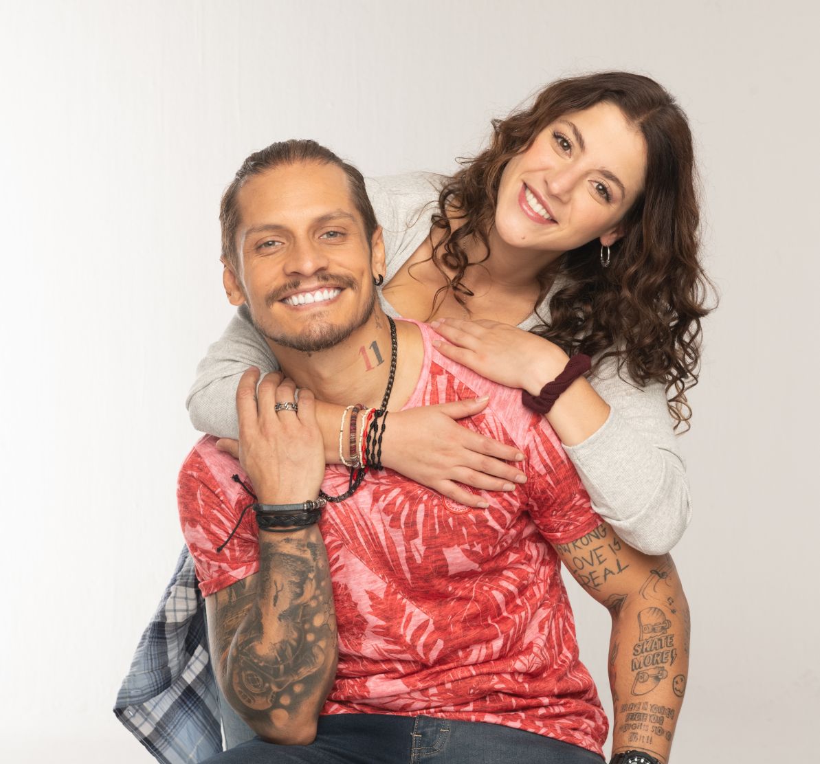 Nico Ponce y Luciana Blomberg. (Foto: Latina)