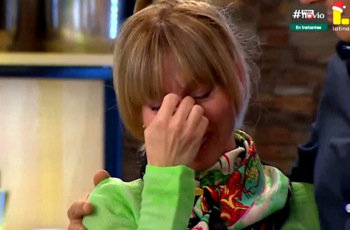 Belén Estévez se conmueve hasta las lágrimas al recordar a su familia por Navidad. (Foto: Captura de video)