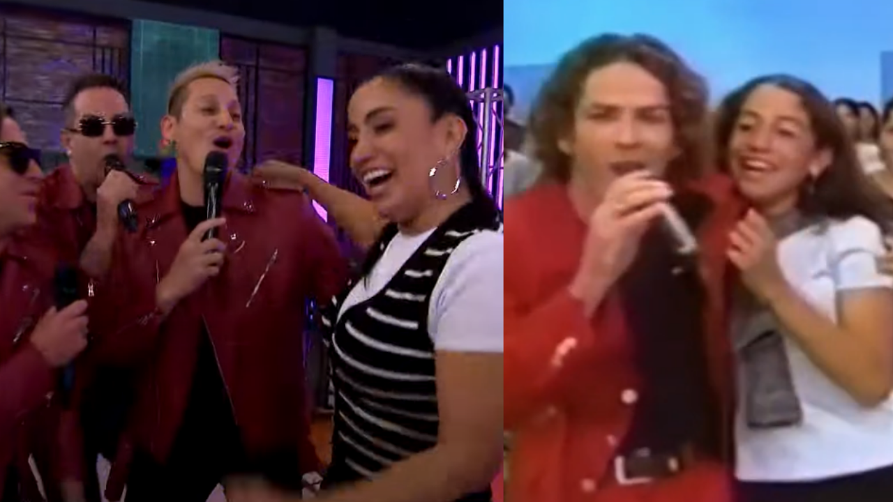 "El gran chef: Famosos": Skándalo se reencuentra con Nelly Rossinelli y recrean video de los 90 | Foto: Latina TV (captura) / TikTok (captura) / Composición EC