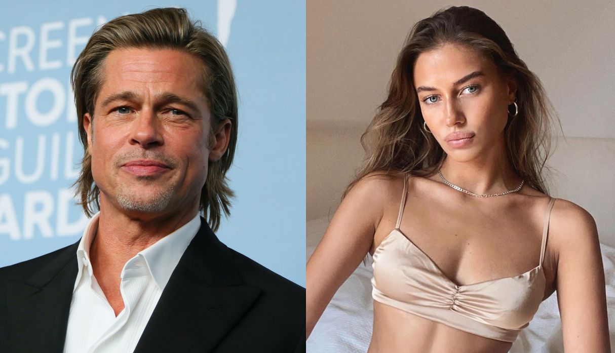 Brad Pitt tiene nuevo amor La modelo alemana Nicole Poturalski casi años menor que él