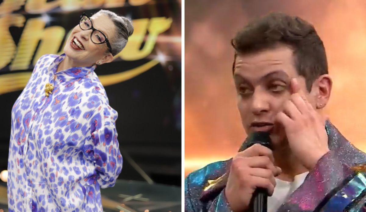 Gino Pesaressi no se mostró conforme con el resultado del versus y lo evidenció frente a cámaras. (Foto: GV Producciones / captura América TV)