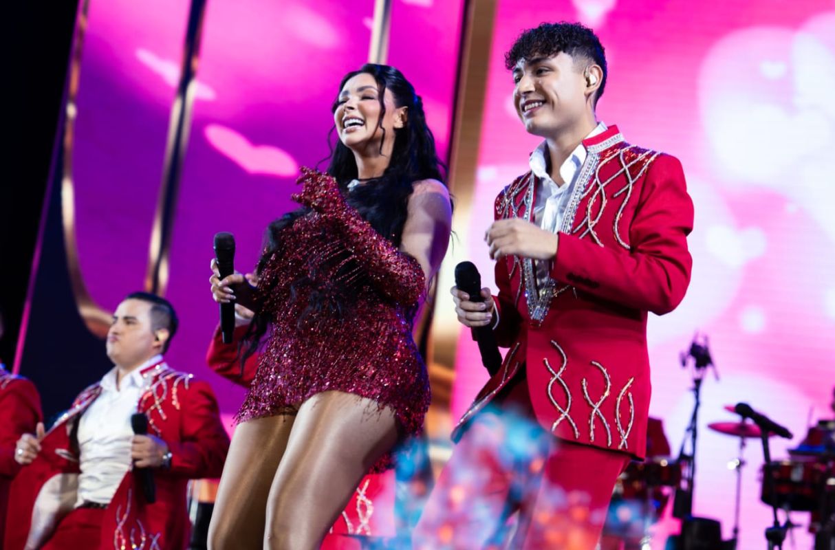 Pamela Franco destacó en concierto de aniversario de Los Caribeños de Guadalupe. (Foto: Instagram)