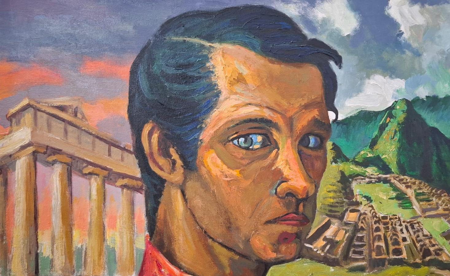 La exposición reúne una cuidadosa selección de obras originales de Aquiles Ralli, así como piezas contemporáneas creadas por artistas de la Comunidad Helénica del Perú y de la Asociación Cultural Pinceladas Artísticas, todas ellas inspiradas en su legado artístico. | Foto: Mincul (Captura)