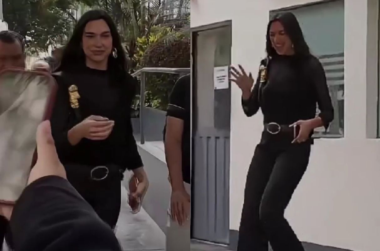 Dua Lipa llegó a Lima y aprovechó para firmar autógrafos y tomarse fotos con sus fans peruanos. (Foto: Instagram)