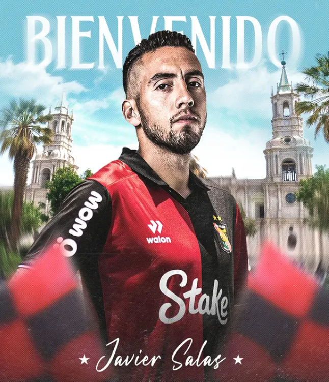 Javier Salas es nuevo refuerzo de Melgar para la temporada 2026. (Foto: @fbcmelgar)