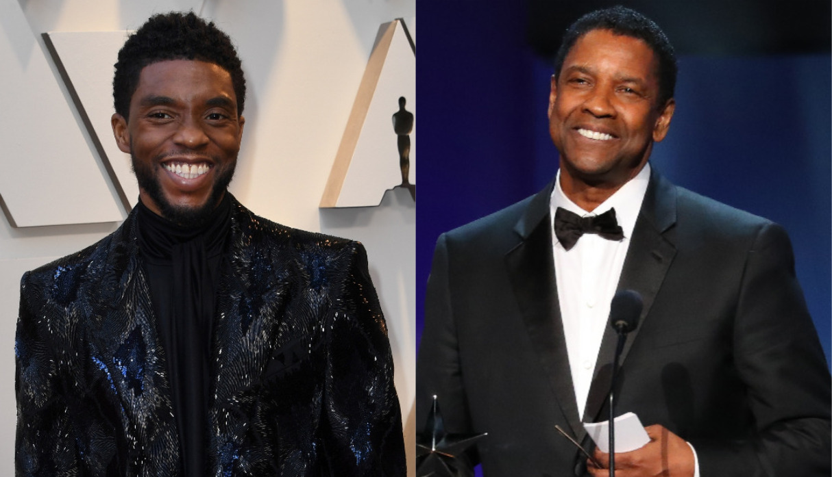 Denzel Washington pagó los estudios de Chadwick Boseman, y él se enteró de esta manera. (Foto: AFP/Mark RALSTON/Jean-Baptiste LACROIX)