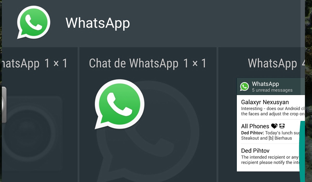 De esta forma podrás leer tus mensajes sin necesidad de abrir la aplicación. (Foto: WhatsApp)