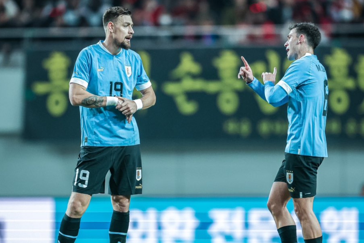 Corea Del Sur Uruguay Selecciones Nacionales Fútbol Partido