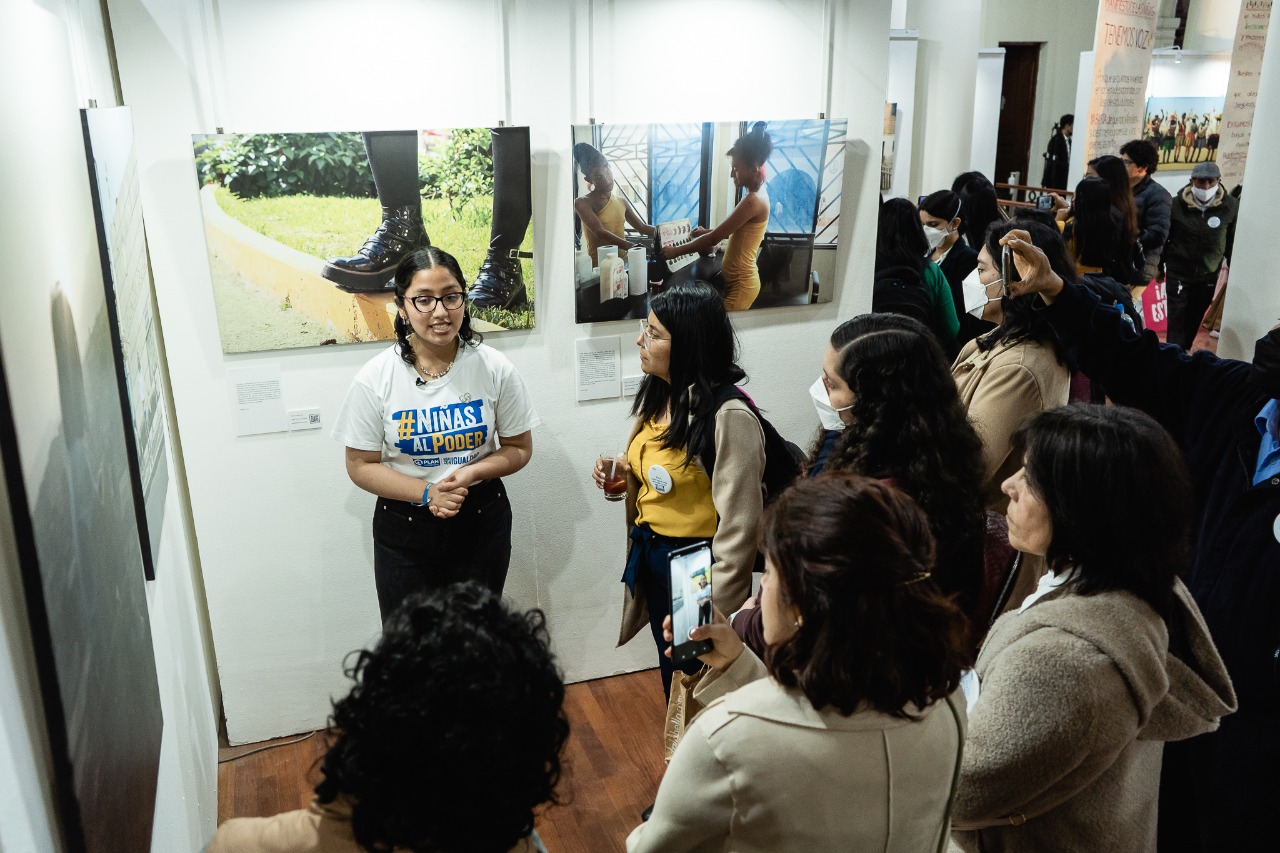 Las muestras fotográficas forman parte de la Campaña “Niñas al Poder” que promueve Plan International Perú.