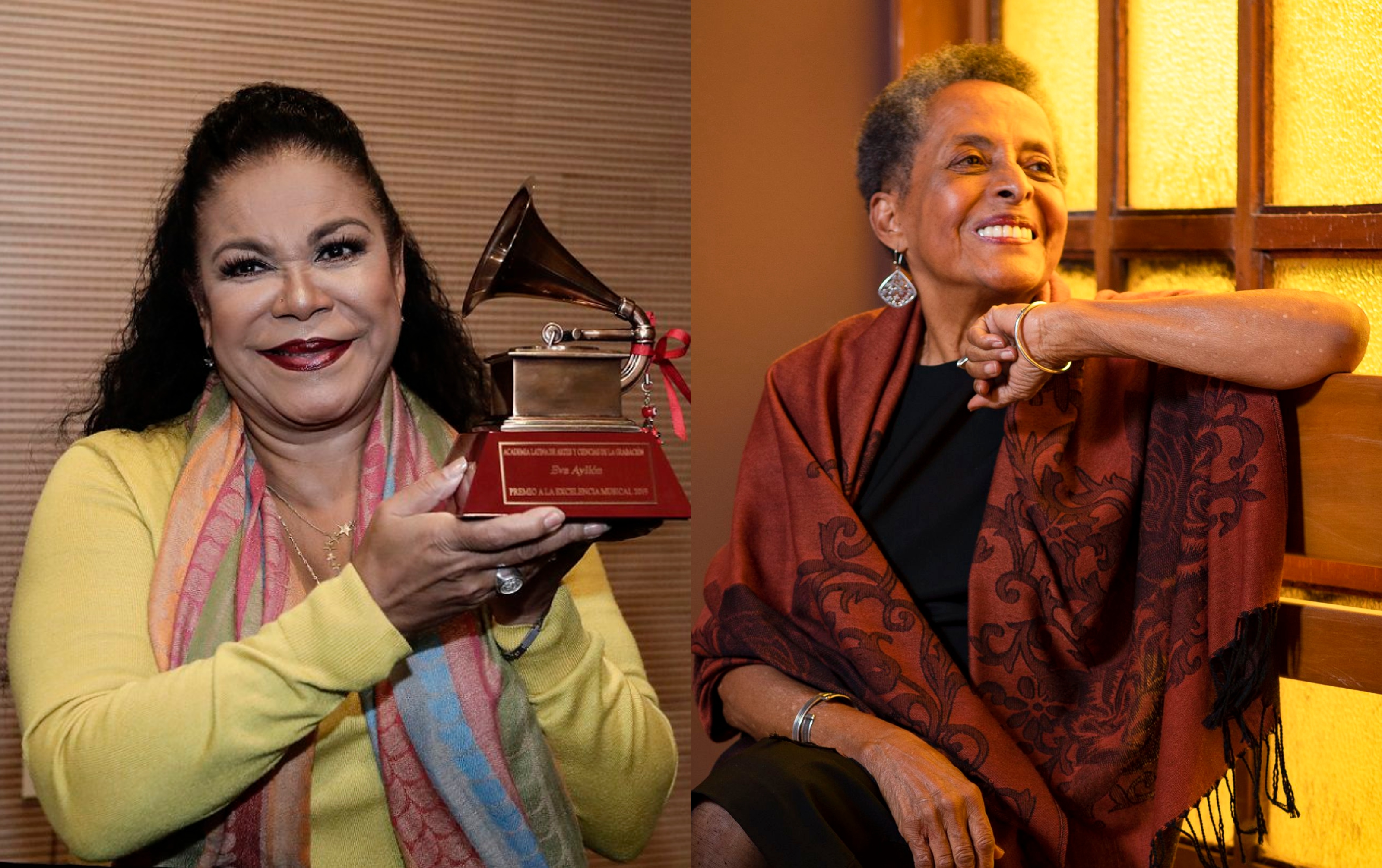 Eva Ayllón y Susana Baca compiten a Mejor álbum folclórico en los Latin Grammy 2022. (Fotos: GEC)