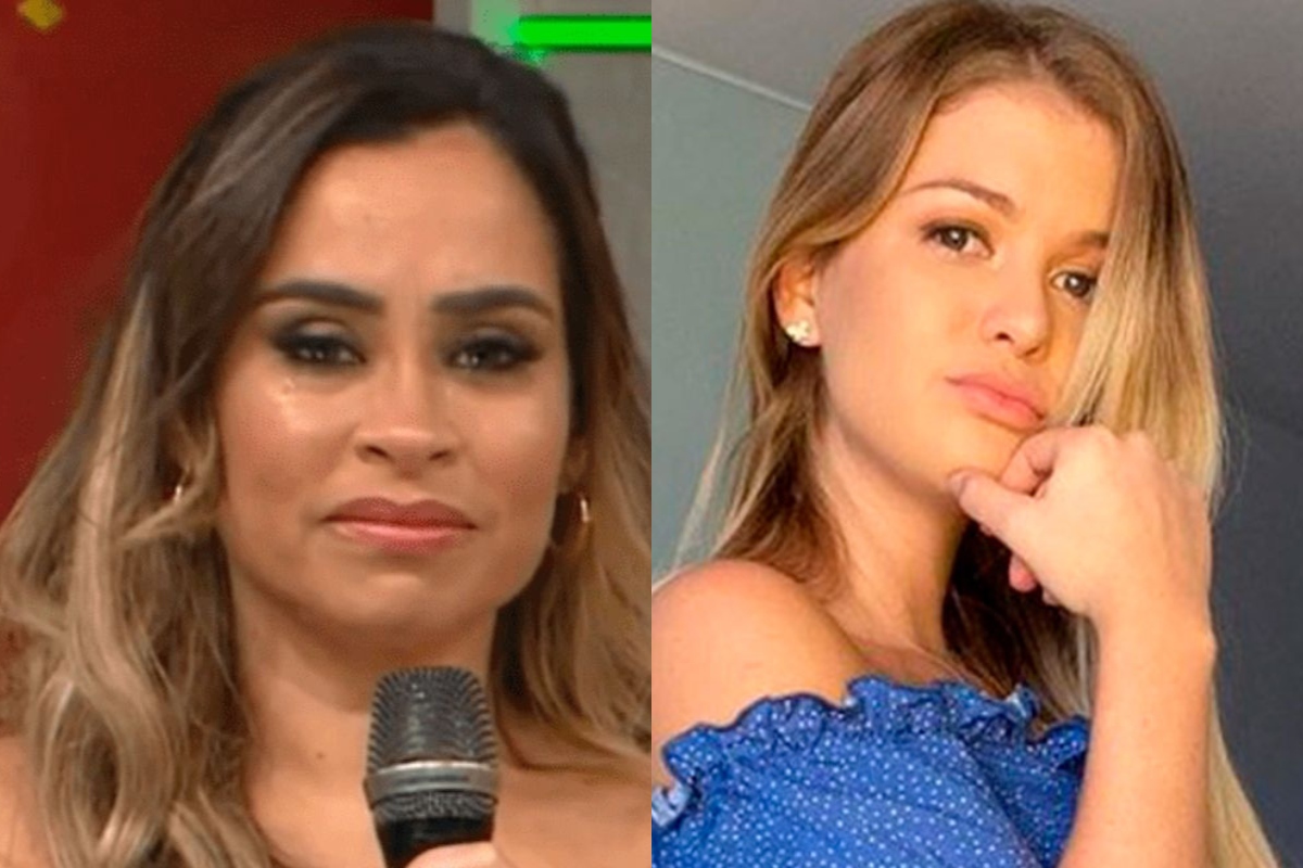 Entradas de Ethel Pozo y Brunella Horna fueron clonadas. Las conductoras no lograron ingresar al show de Bad Bunny. (Foto: América TV/Captura Instagram).