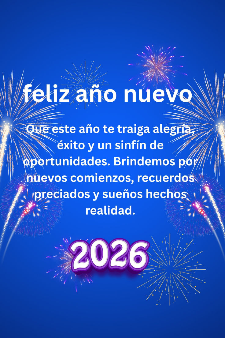 50 frases y mensajes por ¡Feliz Año Nuevo 2026! vía Instagram y WhatsApp en  México | USA | DEPOR, image size:736x1104