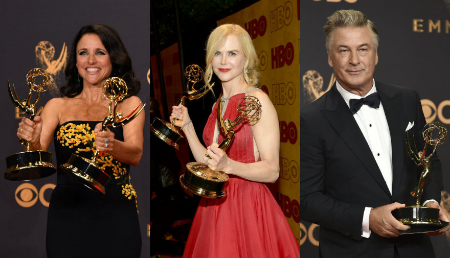 Emmy 2017 Nicole Kidman, Julia LouisDreyfus, Alec Baldwin y todos los