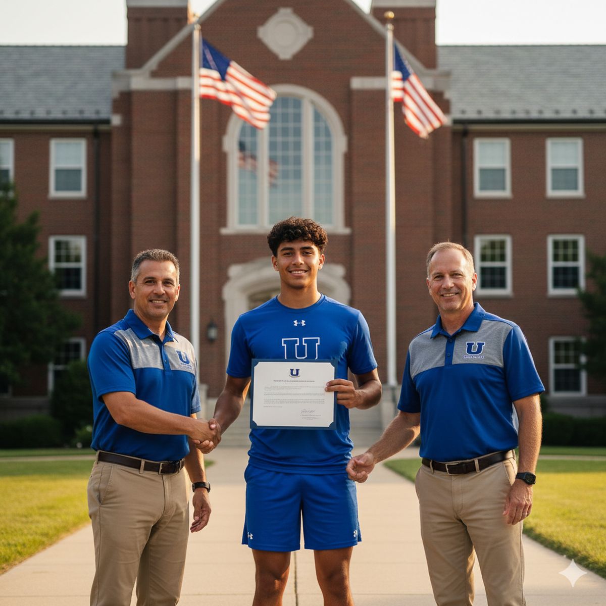 Muchos atletas talentosos se quedan sin beca porque empiezan tarde, no cuidan su expediente académico o no saben cómo mostrarse a los coaches universitarios (Crédito: Imagen creada por Grupo El Comercio usando la IA de Gemini)