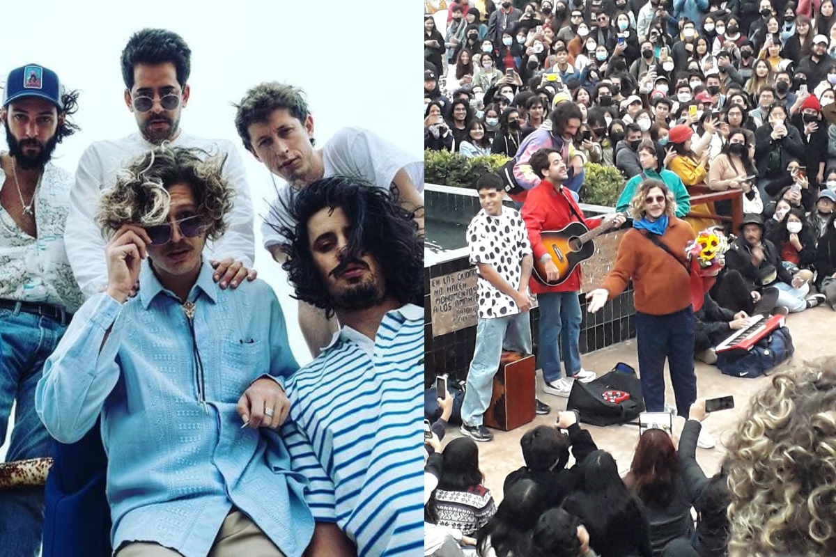 Bandalos Chinos tocó de manera gratuita en el distrito de Miraflores. (Foto: @bandaloschinos).