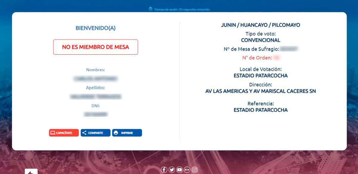 Onpe Link Para Consultar Mi Lugar De Votacion Y Si Soy Miembro De Mesa En La Segunda Vuelta Donde Me Toca Votar Hoy Elecciones 2021 Local De Votacion