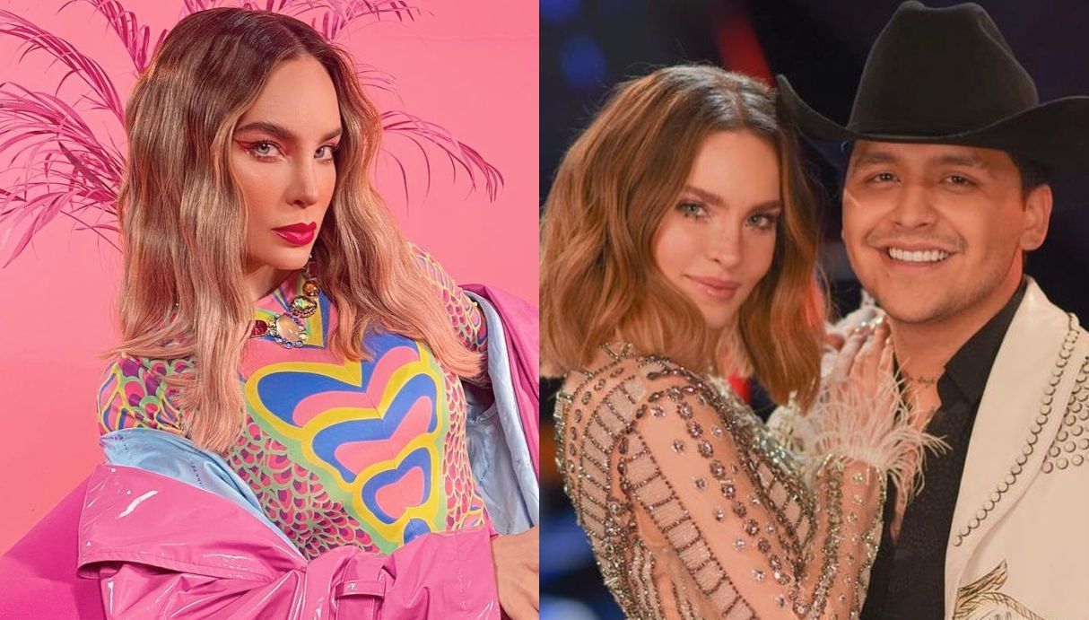 Belinda rompe el silencio tras ruptura con Christian Nodal. (Foto: Composición/Instagram).