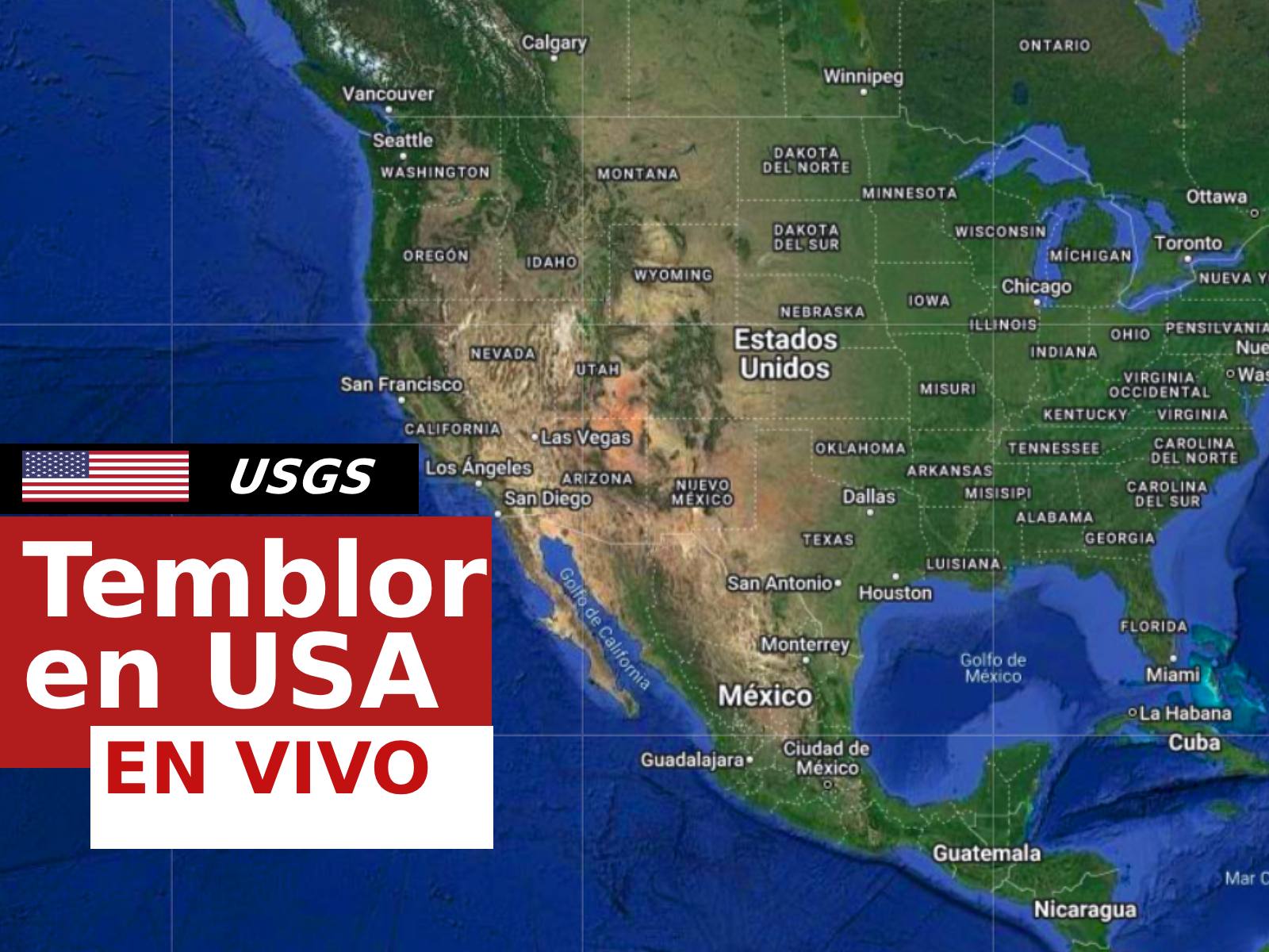 Temblor en USA hoy, 28 de diciembre – últimos sismos reportados en vivo vía  USGS, Servicio Geológico de Estados Unidos, MIX