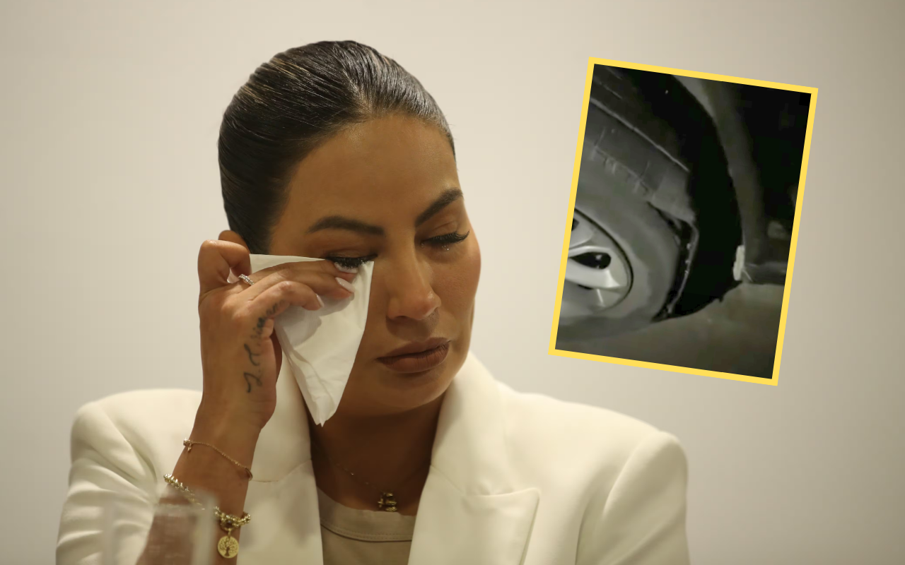 La todavía esposa de Christian Cueva, se dirigía a grabar un programa de TV cuando sufrió un desperfecto en su vehículo | Foto: Archivo GEC / Willax TV (Captura) / Composición EC