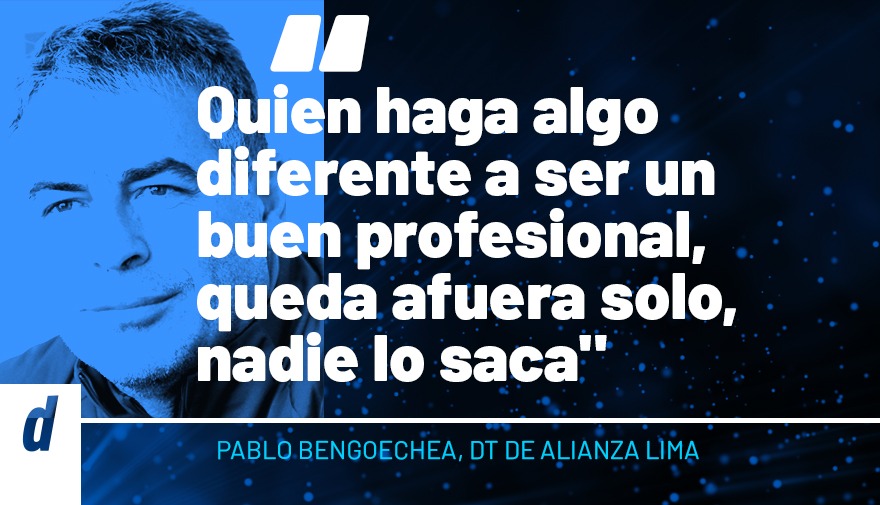 Alianza Lima: Pablo Bengoechea y sus frases sobre la indisciplina como DT  de Alianza Lima | FOTOS | FUTBOL-PERUANO | DEPOR