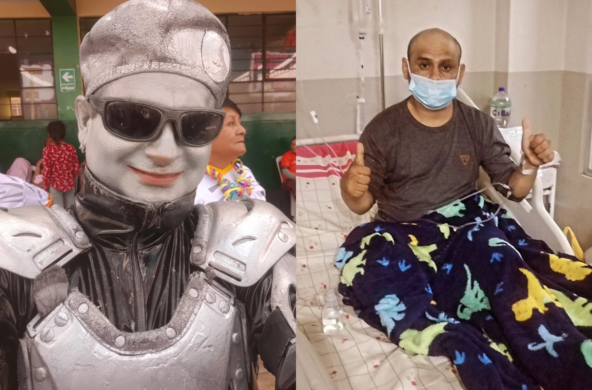 Robotín enfrenta una difícil lucha en el hospital sin la visita de su familia. (Foto: Instagram)