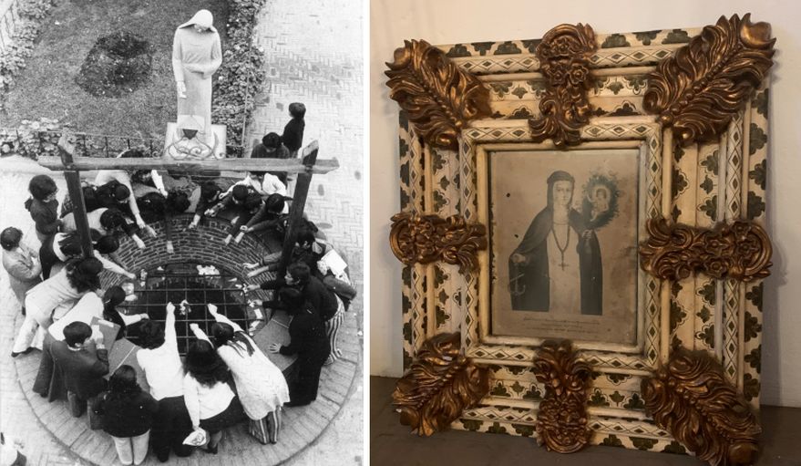 La estampita de Santa Rosa que dormía con Miguel Grau, fue rescatada del Huáscar y hoy irá a un museo. FOTO: Archivo Histórico El Comercio / Miguel Villegas