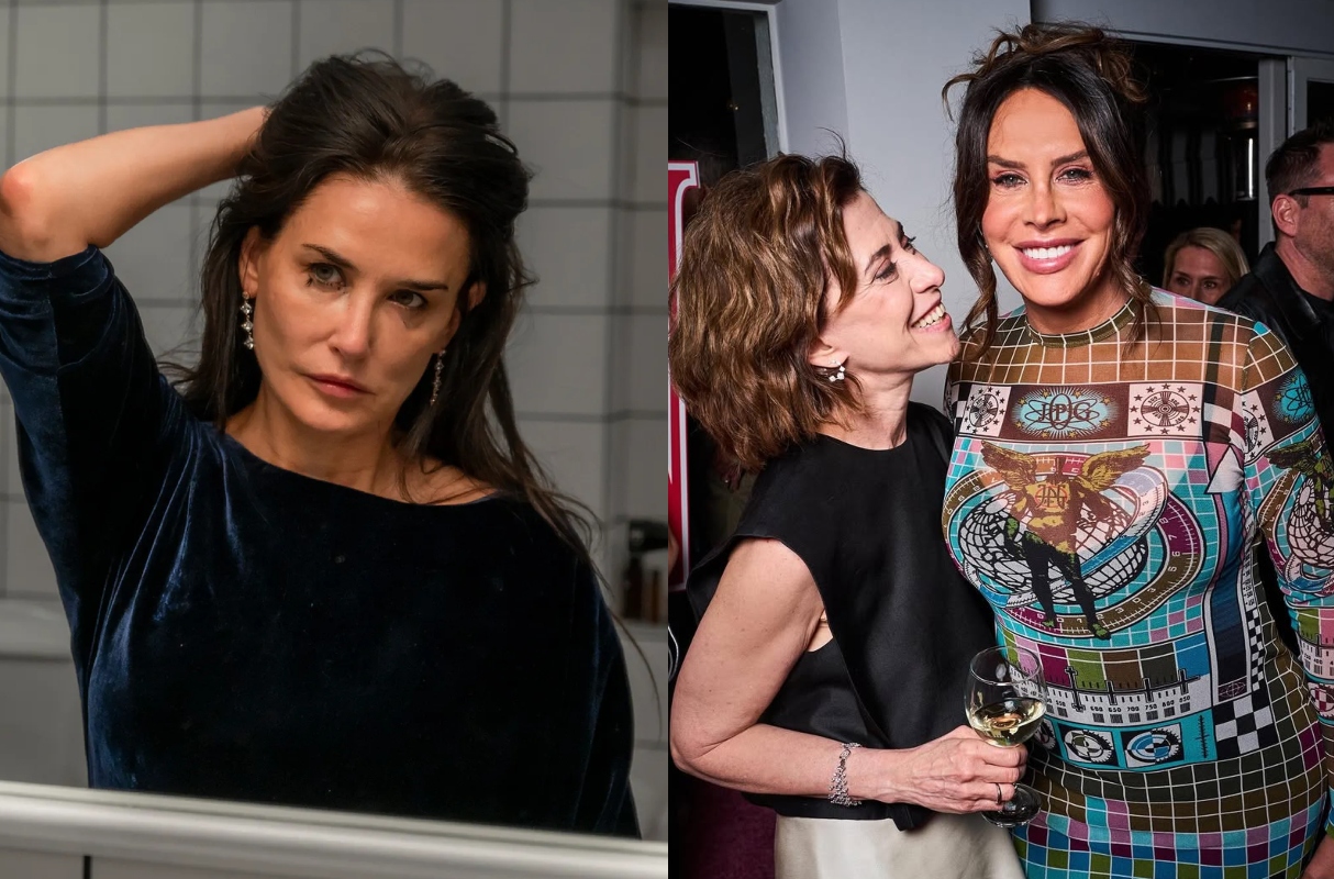 Demi Moore, Karla Sofía Gascón y Fernanda Torres competirán por el premio a Mejor actriz en los Oscar 2025. (Foto: Instagram)