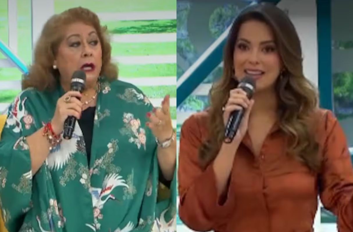 Madre de Milett Figueroa y Valeria Piazza tienen tensa discusión en “América Hoy”. (Foto: Captura de video)