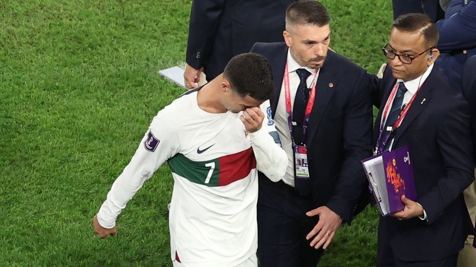Cristiano Ronaldo quedó eliminado con Portugal en cuartos de final del Mundial Qatar 2022. (Foto: Getty Images)