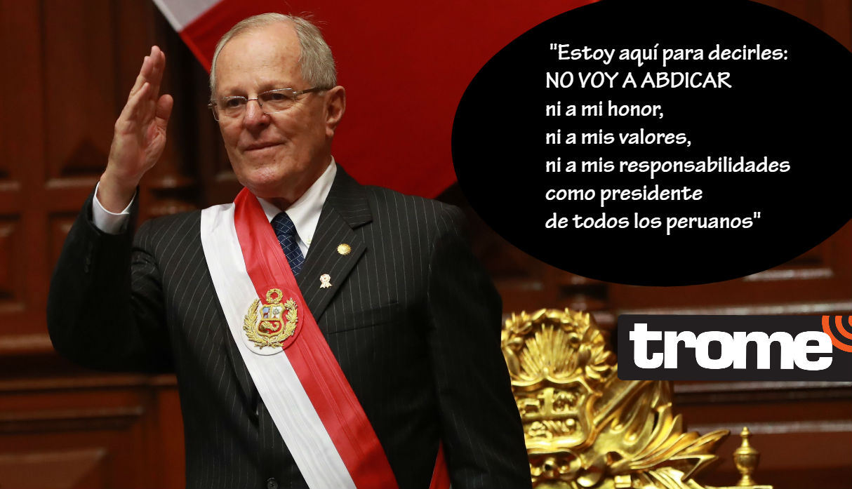 Pedro Pablo Kuczynski Las Frases Más Picantes De Su Mensaje A La Nación Video Y Fotos 