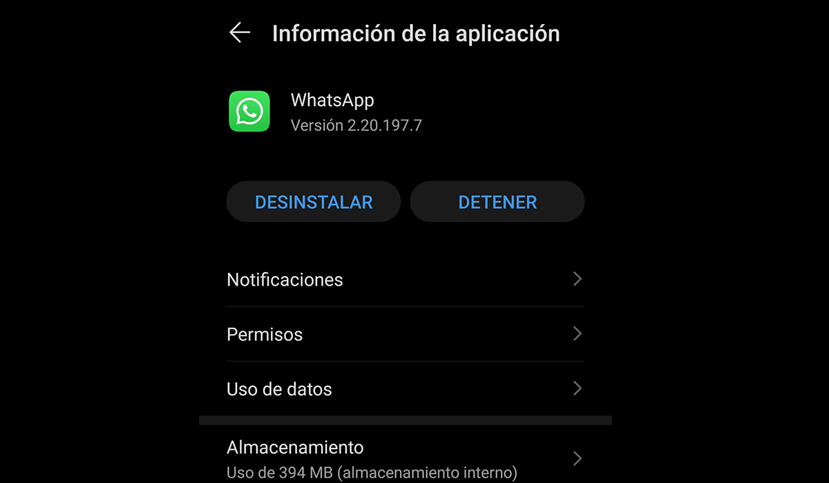 Para eliminar el caché de WhatsApp deberás ir a Ajustes de tu dispositivo. (Foto: WhatsApp)