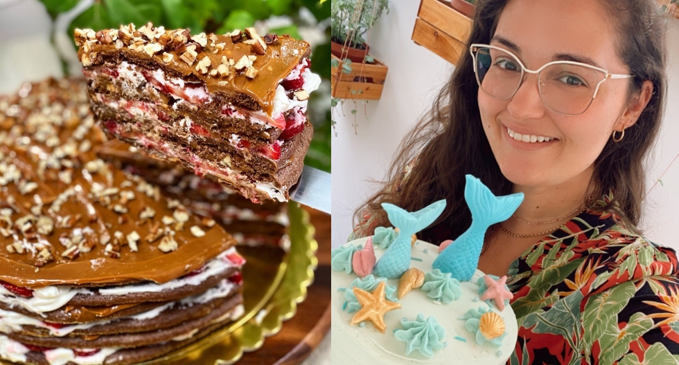 María Gracia Flórez incursionó en la repostería a temprana edad. Su madre le enseñó a preparar postres, sumado a las recetas de su abuela. "En mi familia todo se ha hecho en casa, siempre", cuenta. (Fotos: Macchia)
