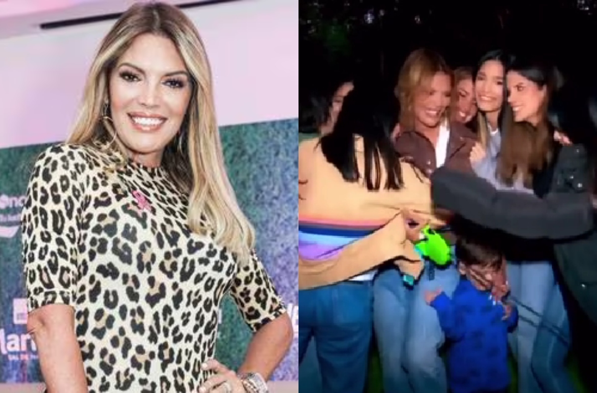 Jessica Newton presenta por primera vez a sus hijas acogidas del Inabif. (Foto: GEC / Captura de video)