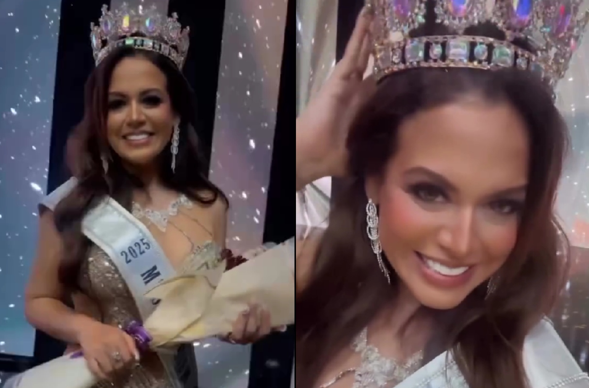 Flor Polo recibió corona en el Miss Mundo Latina Perú 2024 y recibe distinción especial. (Foto: Captura de IG)