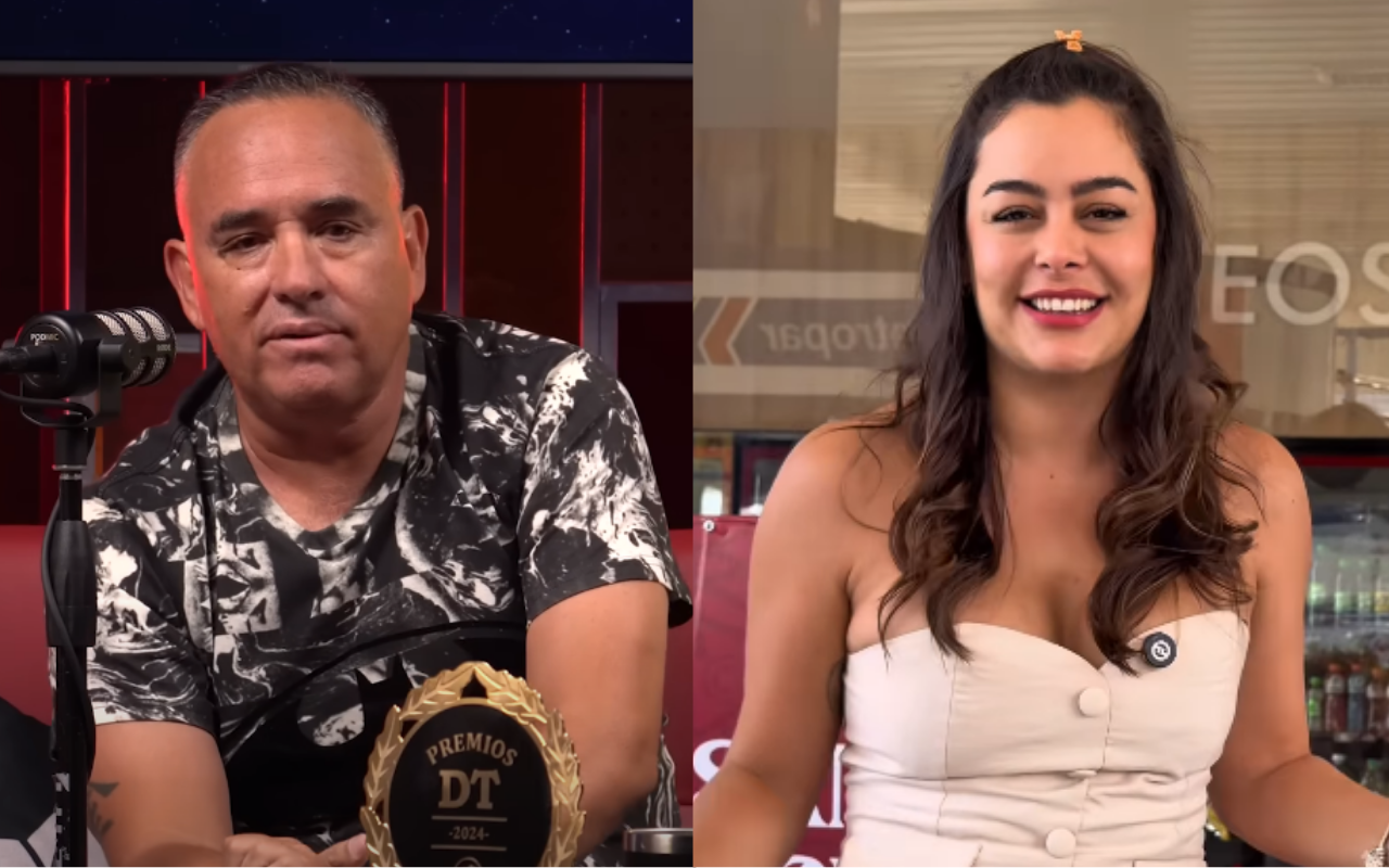 Por su parte, la modelo paraguaya, Larissa Riquelme, aseguró que el exfutbolista se propasó con ella en una salida | Foto: YouTube (Enfocados) / Instagram / Composición EC