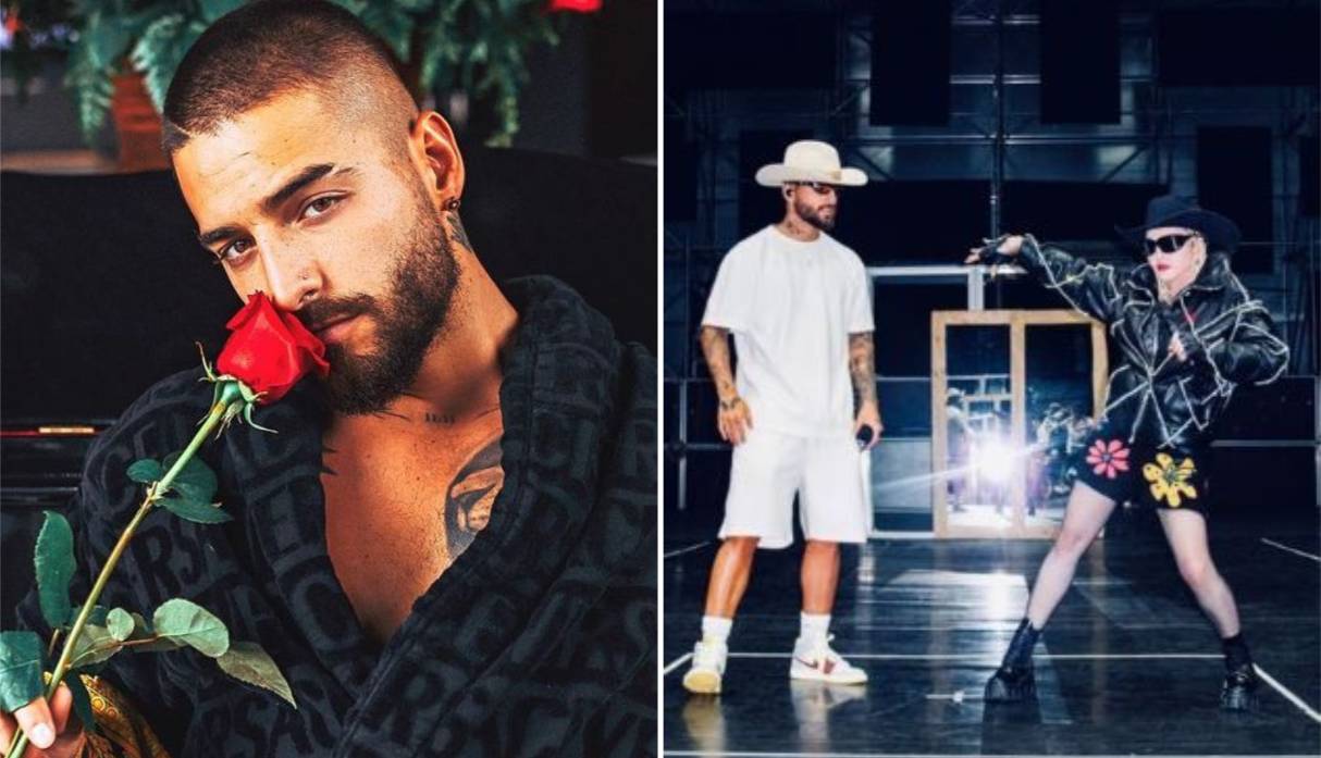 Maluma cerró con Madonna su gran concierto en Medellín. (Foto: @maluma).