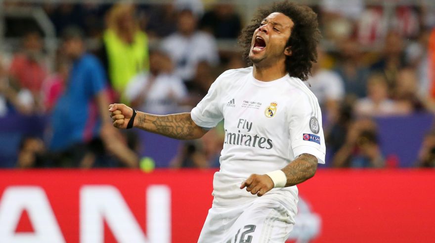 Defensa: Marcelo - Real Madrid. (Foto: Reuters/AP/AFP)