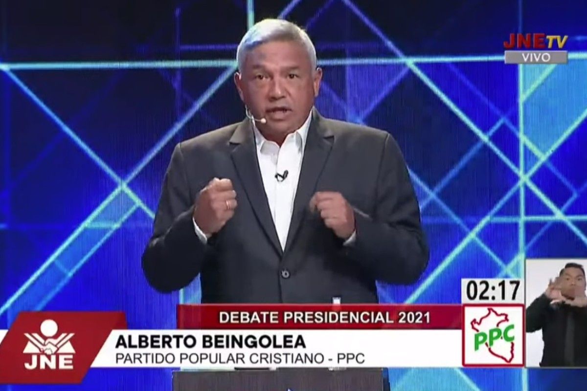Alberto Beingolea afirmó que la ‘Izquierda siempre ha generado retraso en el Perú’