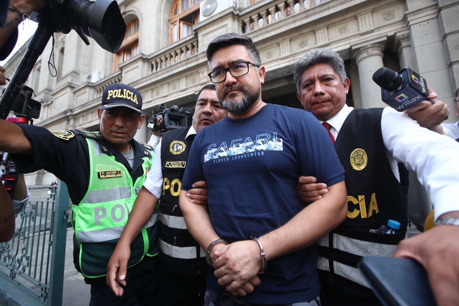 Geiner Alvarado, exministro del gobierno de Pedro Castillo, cumplirá 36 meses de prisión preventiva en el penal Miguel Castro Castro. (Foto: Jorge Cerdán / El Comercio)
