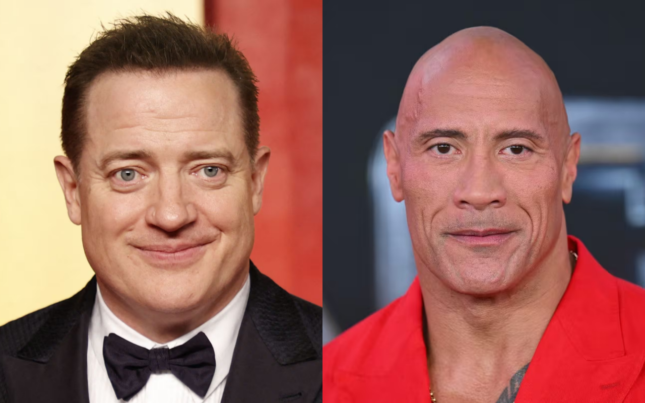 Dwayne Johnson y Brendan Fraser tuvieron un reencuentro más de 20 años después del estreno de 'La Momia' | Foto: AFP / Composición