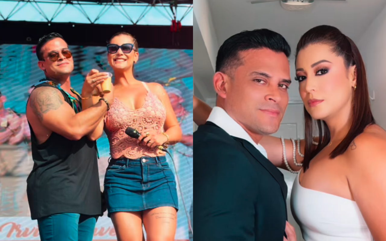 Karla Tarazona y Christian Domínguez oficializan reconciliación: “Juntos somos invencibles”  | Foto: Instagram / Composición EC